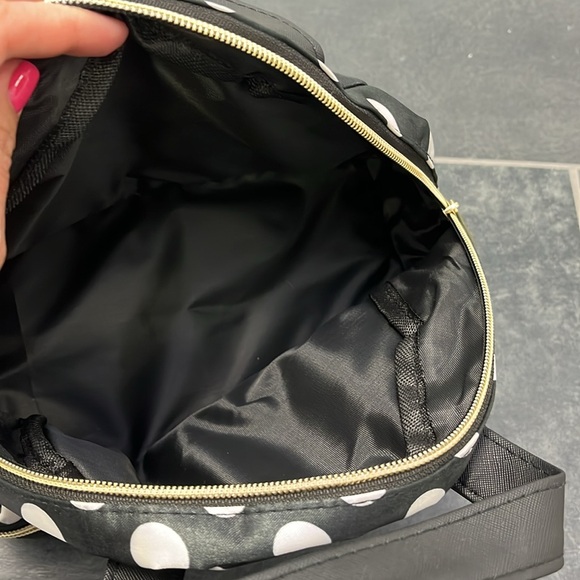 TempaMATE Retro Fresh Thermal Reusable Lunch Bag Tote black and white - Picture 3 of 4